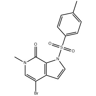 4-bromo-6-metil-1-tozil-1H-pirolo[2,3-c]piridin-7(6H)-on Št. CAS :1445993-87-2
