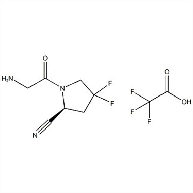 (S)-1-(2-aminoacetil)-4,4-difluoropirolidin-2-karbonitril trifluoroacetat Št. CAS:1448440-40-1