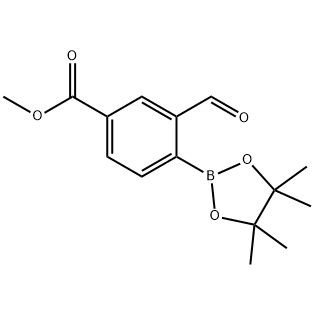Benzojska kislina, 3-formil-4-(4,4,5,5-tetrametil-1,3,2-dioksaborolan-2-il)-, metil ester št. CAS: 2271348-22-0