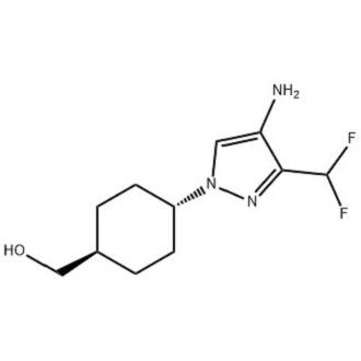 Cikloheksanmetanol, 4-[4-amino-3-(difluorometil)-1H-pirazol-1-il]-, Trans-CAS št.: 2434841-21-9
