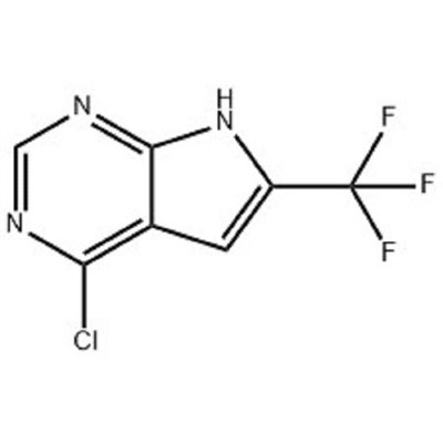 4-kloro-6-(trifluorometil)-7H-pirolo[2,3-d]pirimidin Št. CAS: 1830312-37-2
